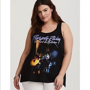 Torrid Prince “Purple Rain” Tank (GRAY)